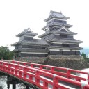 信州は小雨の中