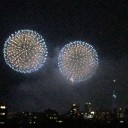 百道(ももち)の花火