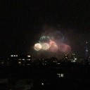 百道(ももち)の花火