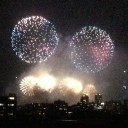 百道(ももち)の花火