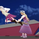 【東方ＭＭＤ】ジャイアントスイング（？）のシーン開始。