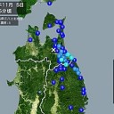 【　Ｍ ５　】⇒【 六ヶ所村  ＋ 東通原発 】⇒【直撃！】。