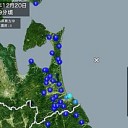 【 岩見沢～蘭越 ０．０ ５５ μ 】／（ 札幌 ０．０ ４５ ～31 μ。 －４℃ ）。　（未ビル）
