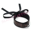 Scarlet Kitten SM首輪 人間用 首枷（くびかせ）リードチェーンつき 夫婦 カップル ボンデージ 調教 拘束具 コスプレ調整可能 男女兼用 首かせ 古銅色