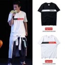 2018年春夏新作SUPREME シュプリーム コピー tシャツ 半袖 綿 カットソー 薄手 透けない 丸首 無地 コットン 2色可選