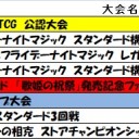 今週の大会情報　4月2日～8日