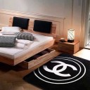 シャネル敷きパッド ブランド chanel カーペット ラグマット寝具 布団カバー 夏のインテリア品おすすめ！
