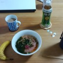 懇談会の朝♪