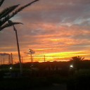 今日の夕焼け
