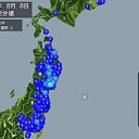 太陽の活発な領域が【 地球直撃方向 】に2つ。真ん中にコロナホール。強い南向き磁場に変わった。　（中OTL）