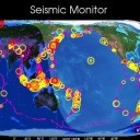 太陽の活発な領域が【 地球直撃方向 】に2つ。真ん中にコロナホール。強い南向き磁場に変わった。　（中OTL）