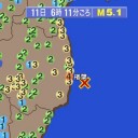 【福島県浜通りで震度４】／これが何を意味しているのか／そう、今も絶賛だだ漏れ中なのであ～る♪　（中ＯＴＬ）