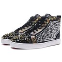 2018爆買い大得価Christian Louboutinクリスチャンルブタン スニーカースタッズメンズハイカットスニーカー