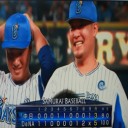 7回、嶺井がバックスクリーン左へ値千金の一発！勝越しだぜ～！！！