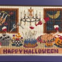 ハロウィンの刺繍出来上がり
