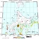 【苫小牧の樽前山に歪み】／今季初【 稚内 －０．９ ℃ 】／【 厚真町 ５．４ ℃ 】「寒くて眠れず」／北海道は冬なります。／（ 札幌 0.039 μ 。＋ １１ ℃）　（５：５５！～時間切れ）