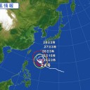【鹿児島 小宝島 121ミリの猛烈な雨「 記録的 短時間 大雨 情報」】／西日本、湿度上昇中。　（作業中０７：０７～中OTL）