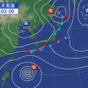 【鹿児島 小宝島 121ミリの猛烈な雨「 記録的 短時間 大雨 情報」】／西日本、湿度上昇中。　（作業中０７：０７～中OTL）
