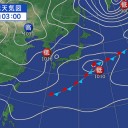 海上濃霧警報が発令されてない。／北極の寒気渦の温度－ ４０．３ ℃から － ４５．７ ℃へ急低下。／寒気が日本列島へ吹き込んでくる。　（中ＯＴＬ）