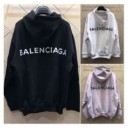 限定セール低価BALENCIAGA バレンシアガ フーディ バックロゴ プリント 518215TAV371000 プルオーバーパーカー 2色可選