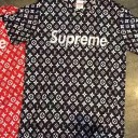 SUPREME×LV Tシャツ 男女兼着 半袖Tシャツ SU-T239