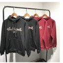 綺麗に決まるフォルム パーカー Supreme 17FW Brush Logo Hooded Sweatshirt 2色可選 2017秋冬季超上質