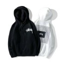 ブランド supreme ステューシー フードパーカー 裏起毛 秋冬着 ジップアップパーカー カップル用