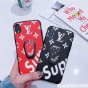 シュプリーム x ヴィトンiphone xsケース xr/xs maxカバー 男女兼用