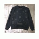お買い得大人気MARCELO BURLON マルセロバーロン コピー通販 総柄 刺繍 裏起毛 クルーネック スウェット トレーナー 長袖