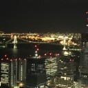 カレッタ汐留のイルミと夜景