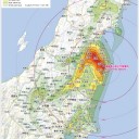 住民がすでに受けた最初の放射能の「直撃」。　（未map）