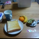 夜も昼も良く寝た♪