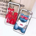 可愛い シュプリーム iphone xr/xs maxケース Supreme ミッキーコラボ Tシャツ