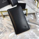 カジュアルな印象　ヴェルサーチ長財布ロゴメンズコピーVERSACEスーパーコピーブラック光沢高級レザー本革 カード 大容量 シンプル