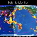 【 Ｍ ５．２ 】 KERMADEC 【 3.9km 】（連発中）／（南北米大陸、地震ナシ…！？？）。　（中チャ）