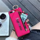 シュプリーム iphone xr/xs maxケース supreme galaxy s10e/s10 plusケース チャックカードポッケト付け