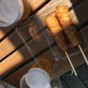 朝からビール