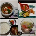 温泉と夕食