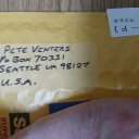 Pete Ventersからカードが戻ってきたよ