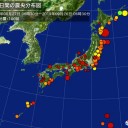 高速太陽風が到来しています。　（終末）