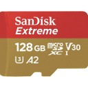 microSDXC 128GB SanDisk サンディスク Extreme UHS-1 U3 V30 4K Ultra HD A2対応 SDアダプター付