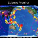 【 Ｍ ５ ．７ 】 ALASKA 【 ０．１ km 】／（ほか【 Ｍ ５ 級 】（多発）。　（午前終）