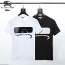 バーバリー ｔシャツ コピー 今季で流行最前線の限定品 Burberry メンズ ブラック ホワイト カジュアル 着心地 最安値