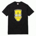 シンプルなシュプリームＴシャツコピーSUPREME プリント半袖Ｔシャツクールネックブラック