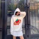 グッチ イチゴ柄パーカー supreme ペアパーカー 可愛い gucci iphone 11/11proケース
