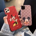 ミッキー GUCCI コラボ アイフォン11Proカバー かわいい 北欧風 シャネル ラグマット