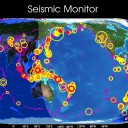 【 Ｍ ５ ．０ 】（南太平洋 ３連発）。