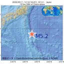 ★【 Ｍ ５ ．１ 】（最大震度４）★【 フクイチ 直撃 】★。