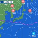 【 桜島 】（噴煙 １，０００ｍ）／【 大雨・竜巻 】（鹿児島～奄美）／【 高潮 】。
