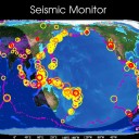 太陽風の速度が上昇し、やや高速になっています。